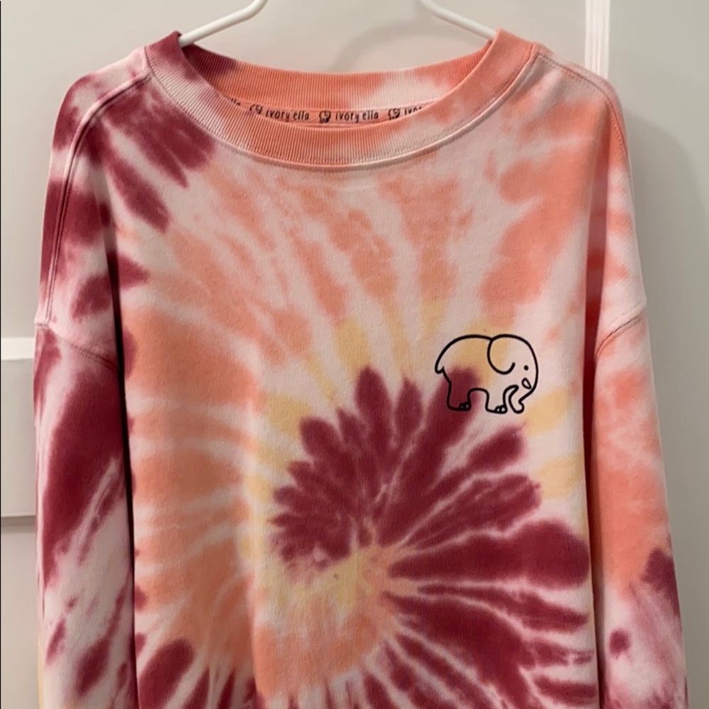 Ivory Ella Tie dye Crewneck Sweatshirt